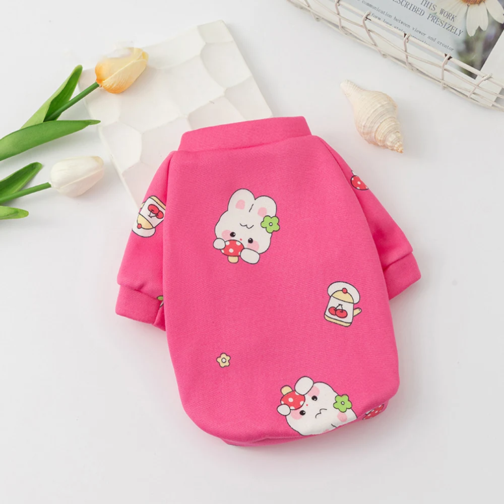 New Dog Clothes For Small Dogs Cartoon Printed Soft Pet Dog Sweater Clothing For Dog Winter Chihuahua Clothes Warm Pet Outfit