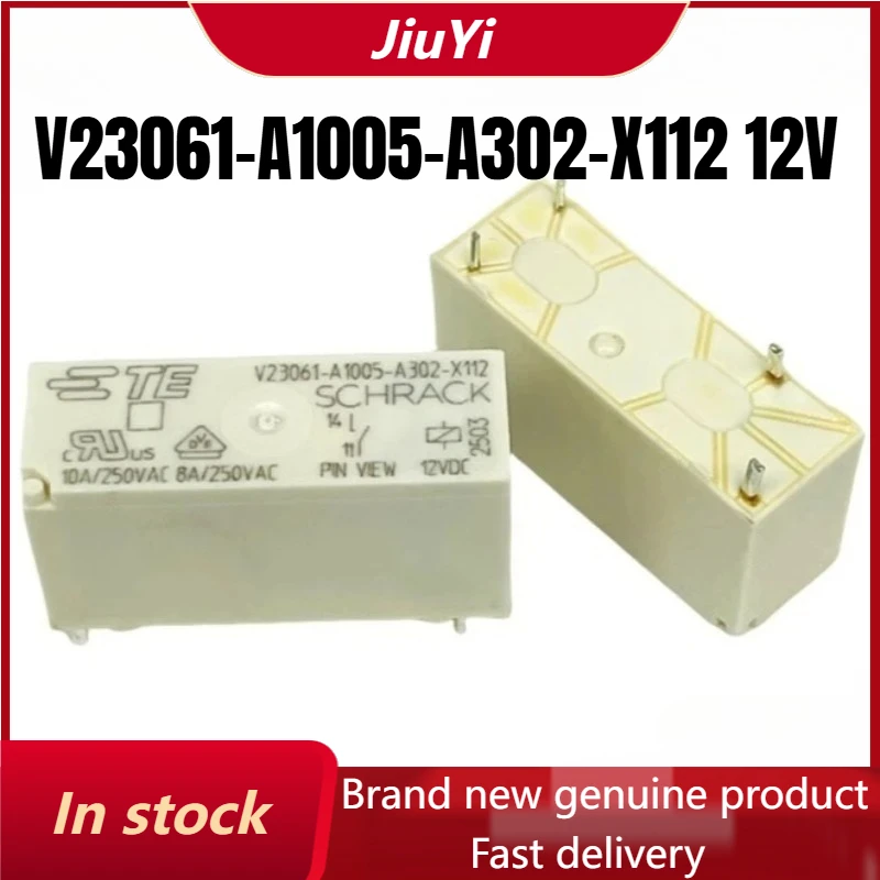 （Brand New）1pcs/lot 100% original genuine relay:V23061-A1005-A302-X112 12V 4pins