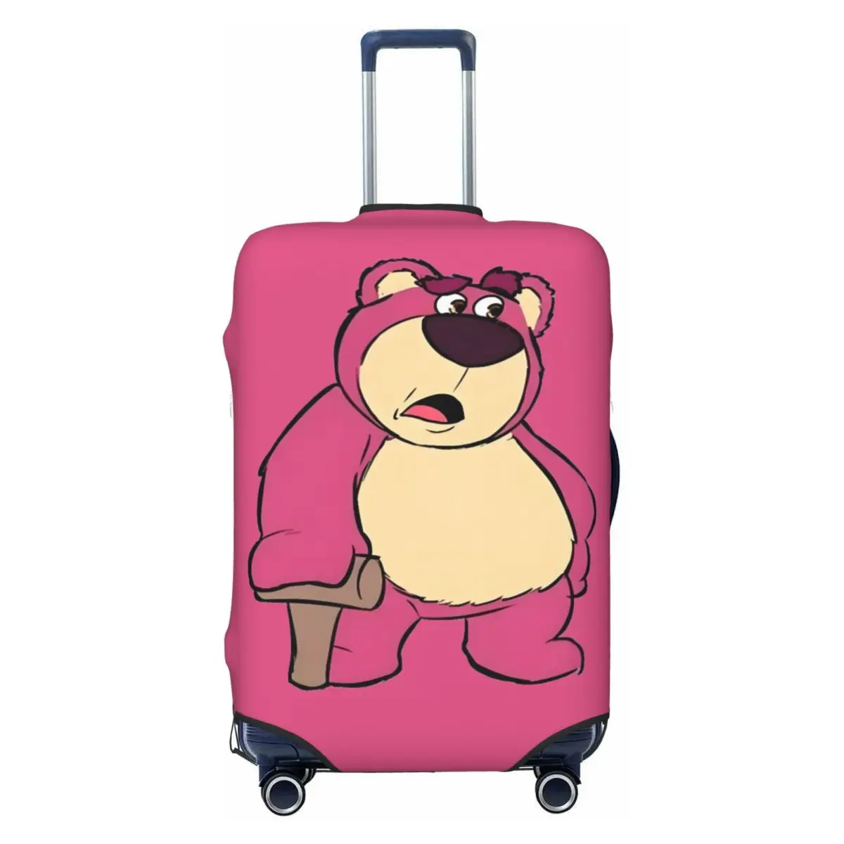 

Custom Lotso Huggin Bear Anime Luggage Cover Protector Funny Travel Suitcase Protective Cover for 18-32 Inch
