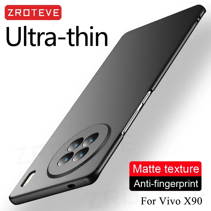 ZROTEVE-Capa para PC Slim Matte para Vivo, Capas Globais de Telefone, X100 Pro, X100 Ultra, X80, X90 Pro Plus, VivoX90, VivoX100