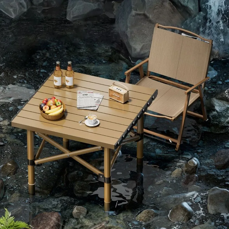1PC Outdoor folding table Household camping picnic leisure table Vehicle self driving Chicken rolls table stall equipment
