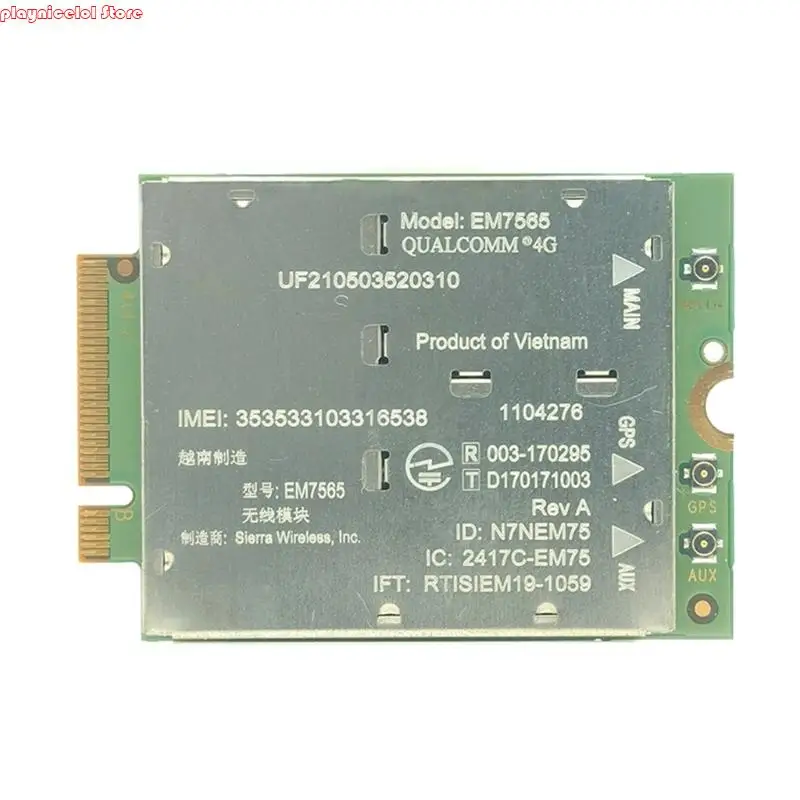 

E8BA EM7565 M.2 4G LTE Advanced Module Global Coverage 600Mbps Fast speed 3G Fallbacks