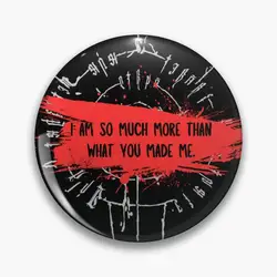 Astarion quote : I am so much more than what you made me Pin Buttons Brooches Jewelry Accessory Customize Brooch Fashion Lap