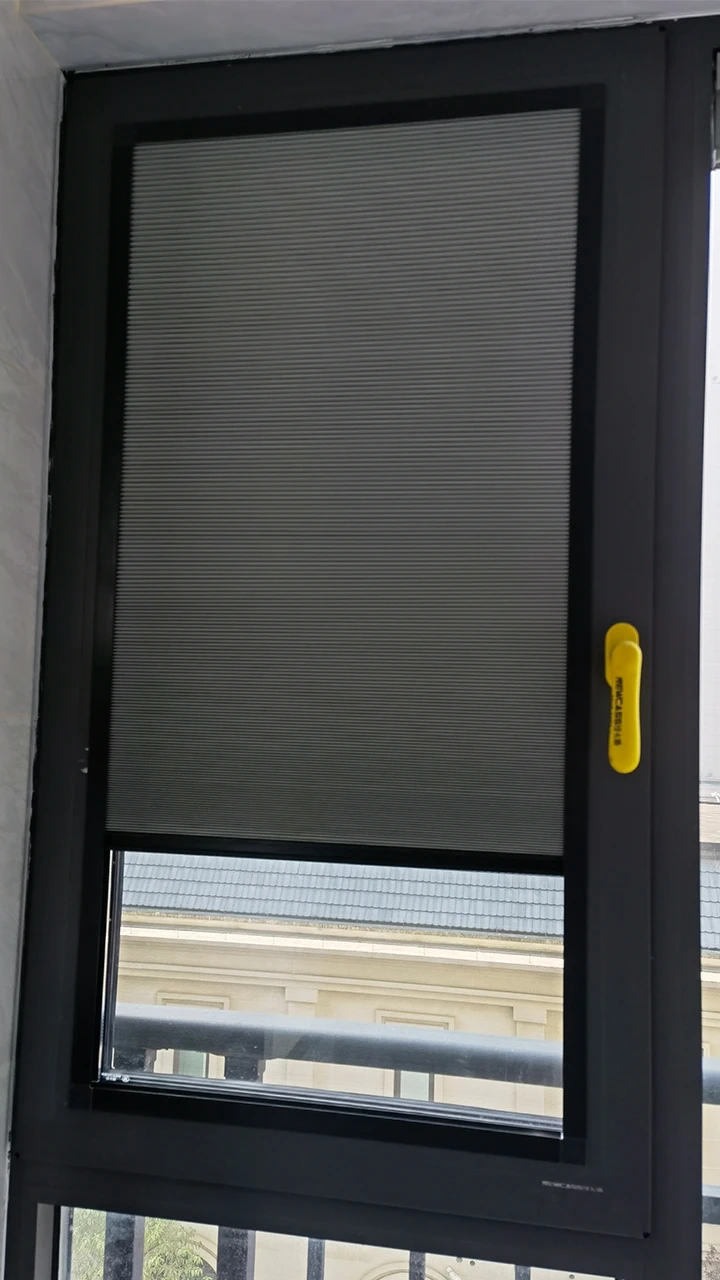 ZSTARR Wholesale Drill Free Cordless Shutter Honeycomb Cellular Blinds Screen Perfect Fit Blinds for Inward-opening Window