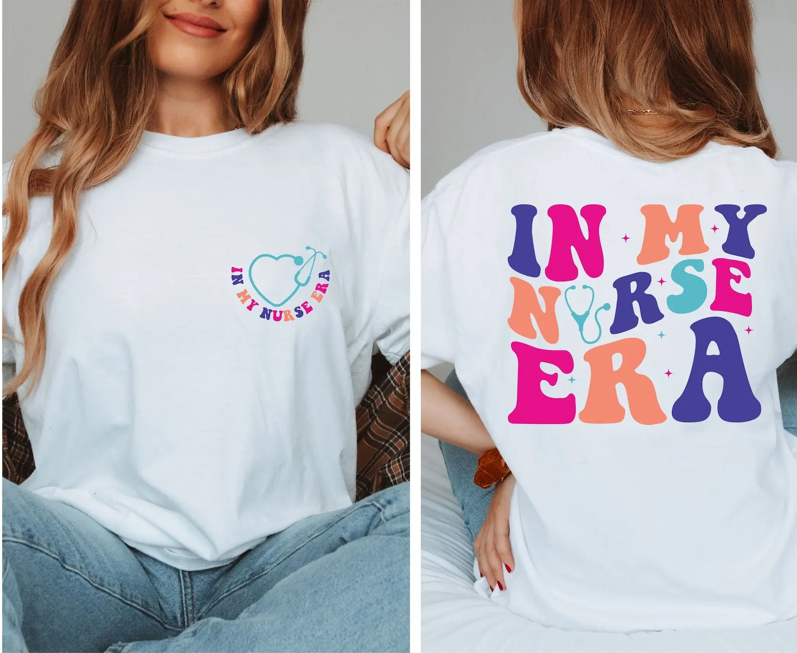 In My Nurse Era Shirt Tshirt Nursing T-Shirt New Gift School Tees RN