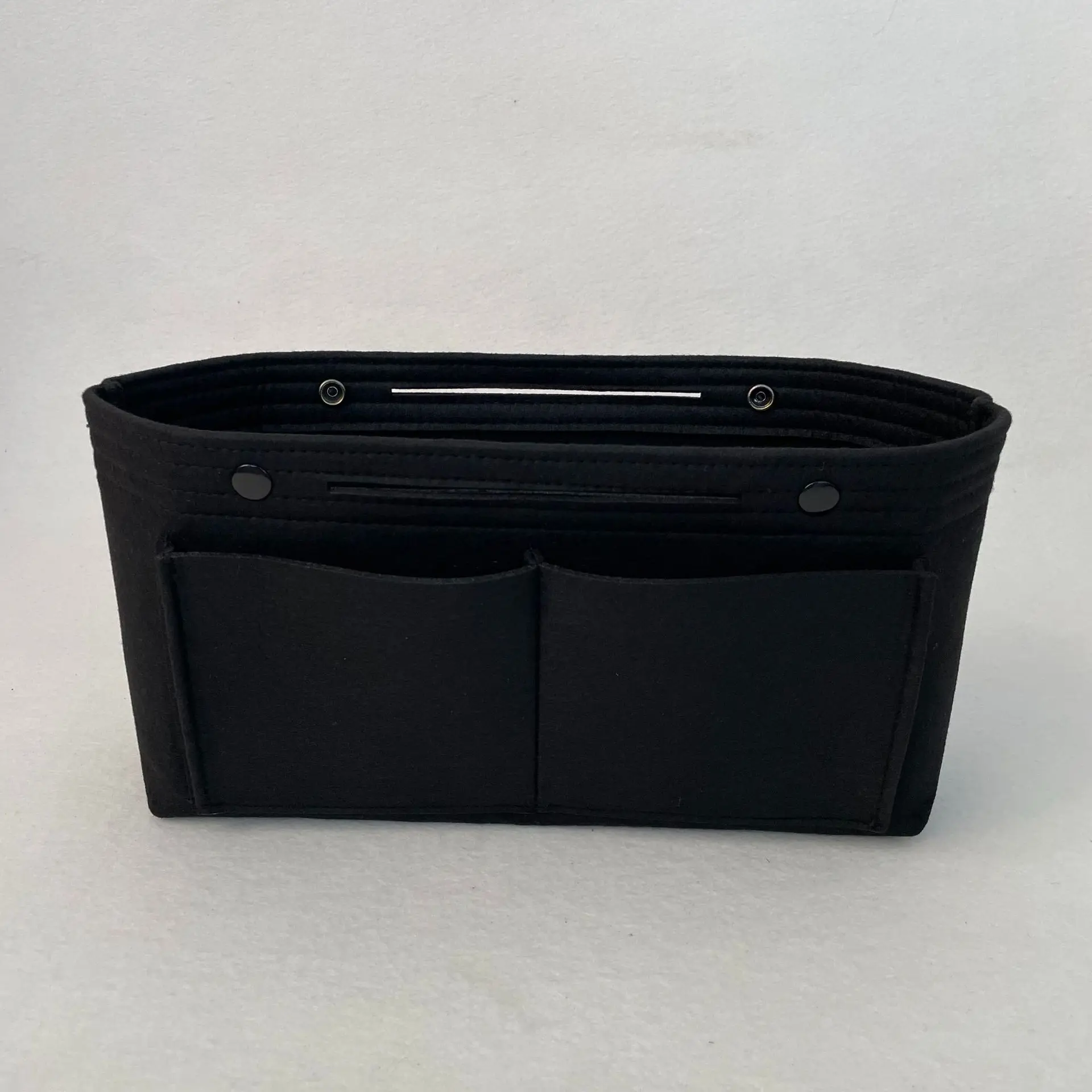 Bolsa de armazenamento de feltro, bolsa de cosméticos, bolsa de feltro de cosméticos de grande capacidade, bolsa de armazenamento multifuncional, bolsa de forro interno