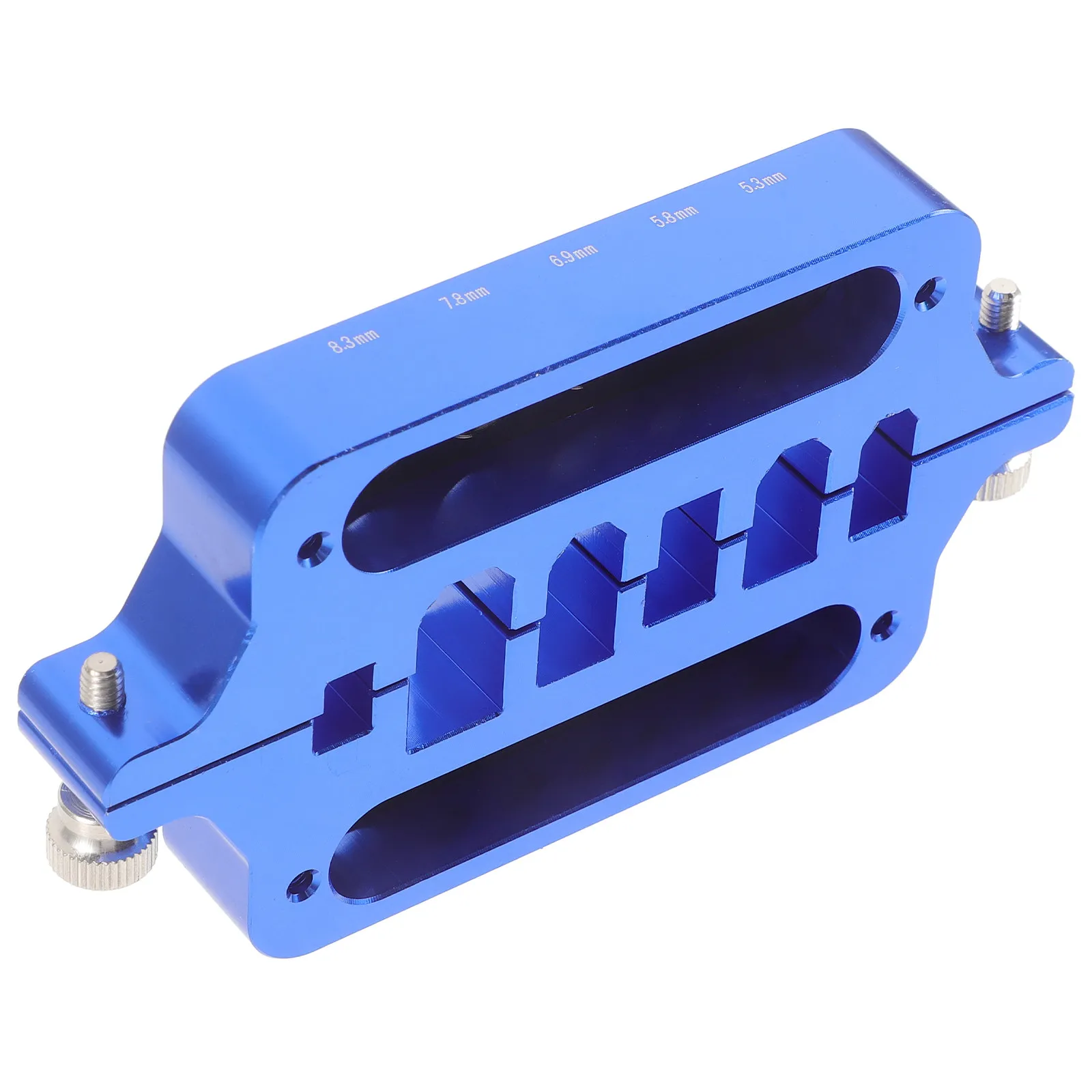 Aluminum Alloy Welding Station Soldering Platform for Xt60 T Plug Banana Head Motors Multi Device Connection Sleek Blue