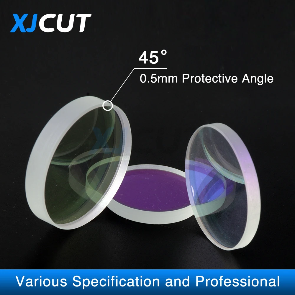 XJCUT Fiber Laser Lens 24.9*1.5 27.9*4. 37*7 Protective Windows Quartz Fused Silica For Raytools Bodor Fiber Laser cutting Head