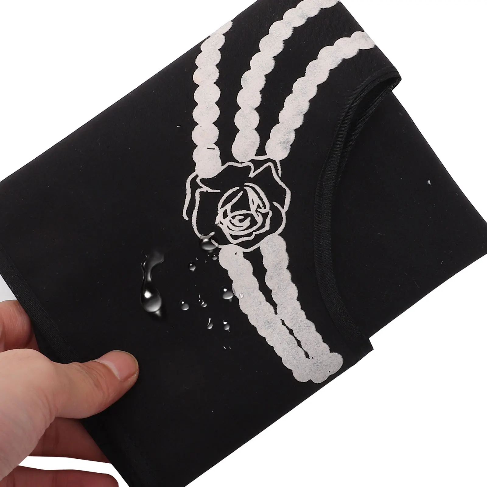 

3pcs Waterproof Adjustable Bibs Printed Adult Eating Bib For Seniors Women Washable Reusable Large Clothing Protector Health