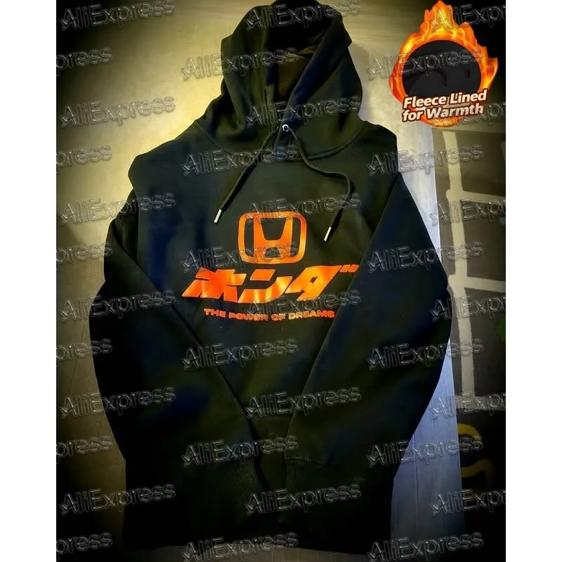 

Honda 2025 Motorcycle Sportswear Hoodie for Riding Off Road Bicycle and Mountain Racing Men's and Women's 100% Cotton Hoodie