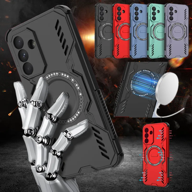 Heat Dissipation Protective Case For Samsung Galaxy A57 A37 A27 A17 5G Cover Magnetic Wireless Charging Shell Fundas Coque