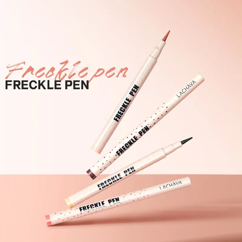 5pcs Face Fake Freckles Pen Natural Waterproof Lifelike Fake Freckles Pen for Long Lasting Look Dot Spot Pen Makep Tool Cosmetic