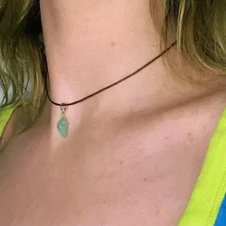 Boho Gemstone Choker Turquoise Rope Necklace Dainty Women Fashion Dainty Jewelry Gifts for Mom Friend Sisters