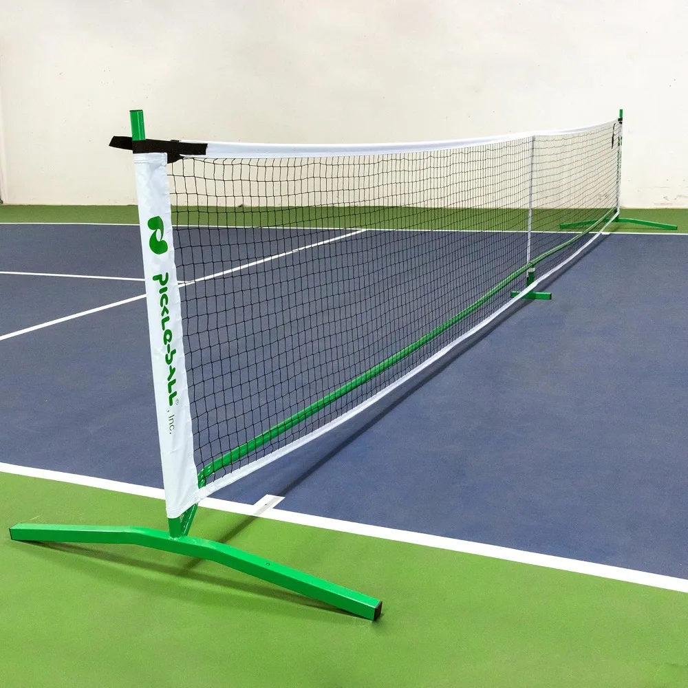 Portable Pickleball Net for Outdoor Steel Construction Tournament Regulation Size Net