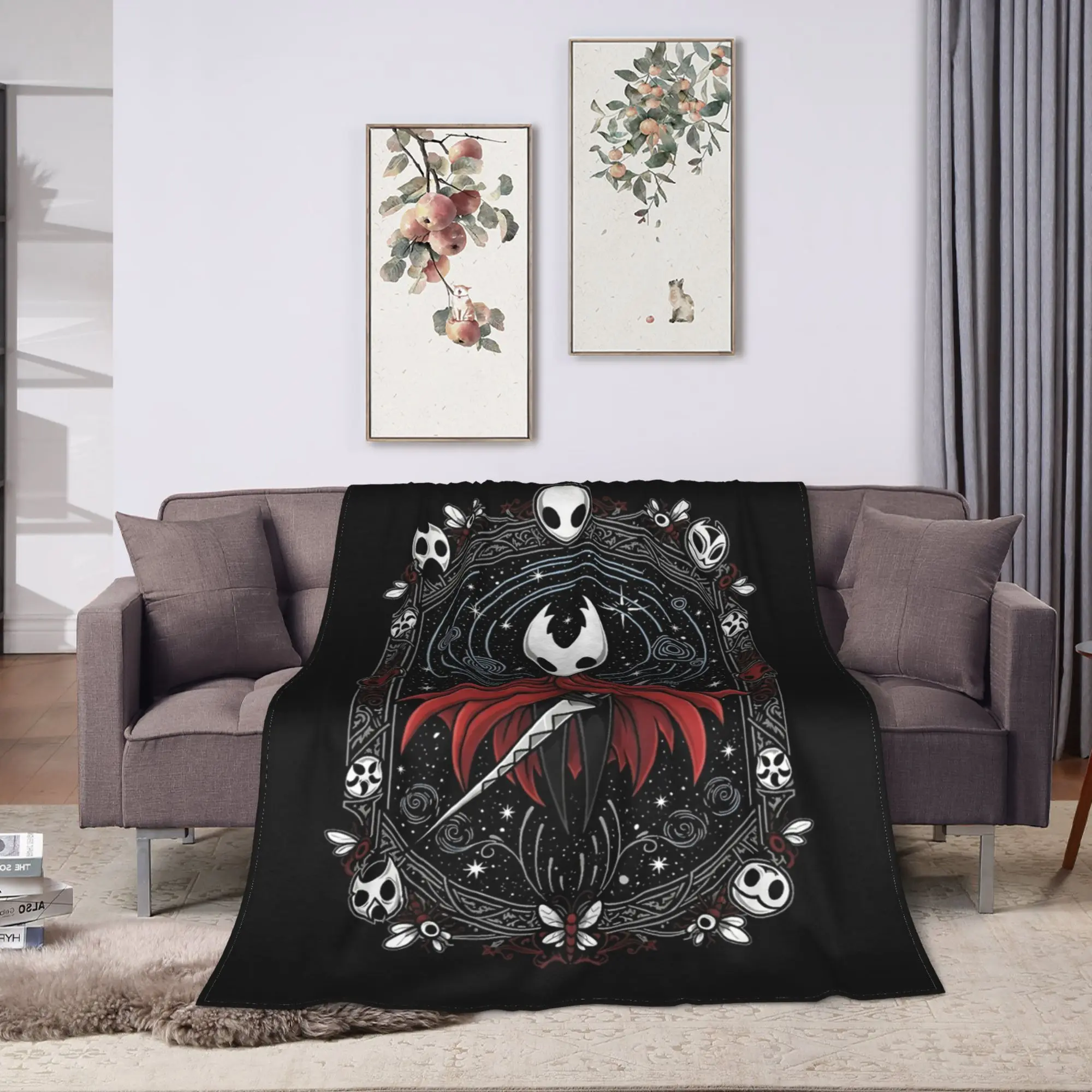 Hollow Knight Silksong The Huntress Blankets Autumn/Winter  Breathable Super Soft Throw Blanket for Bedding Car Bedspread