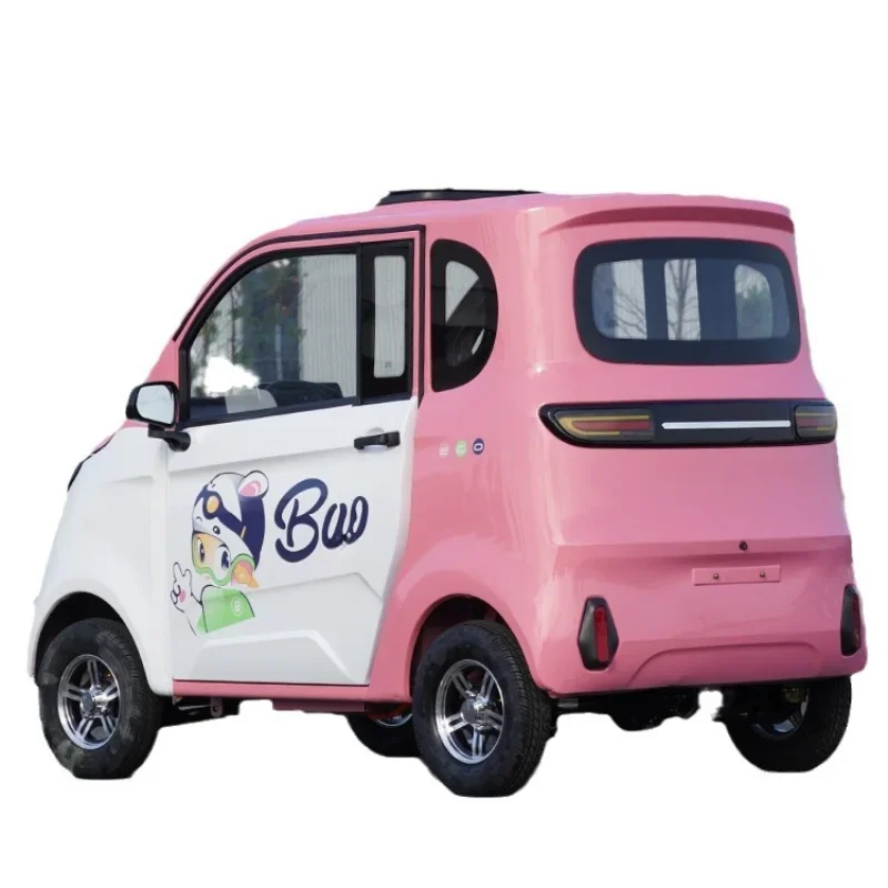 Four-wheeled electric car household small oil-electric lady adult car old man music
