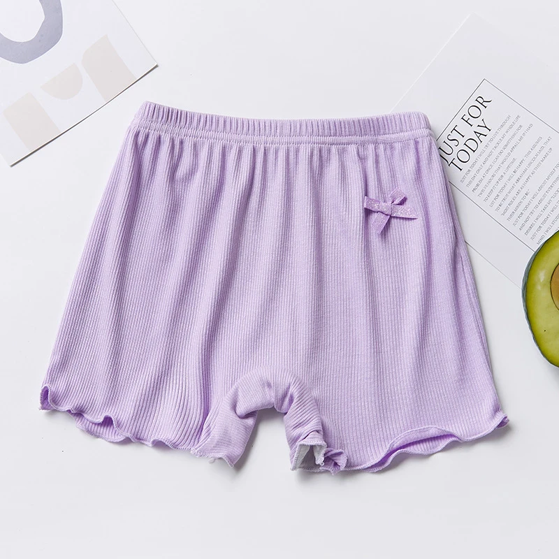 New Candy Color Girls Safety Shorts Pants Underwear Leggings Girls Boxer Briefs Short Beach Pants For Children 3-13 Years Old