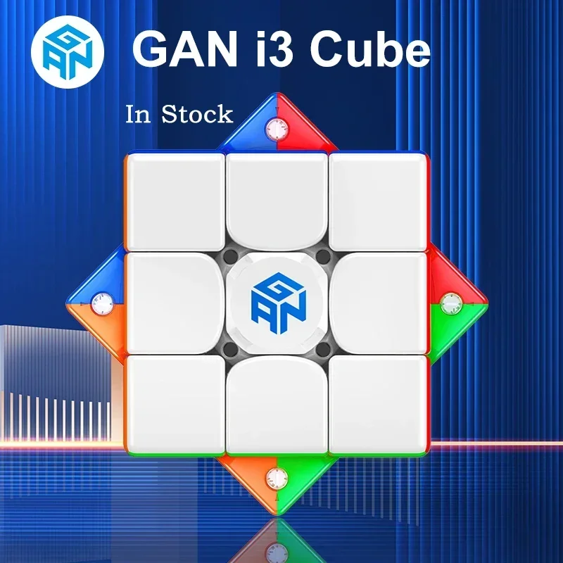 [Picube] GAN356i3 3x3x3 Magnetic Magic Cube Stickerless 356 I3 Smart Cubes 3x3 Professional Magnets Puzzle Speed Cube GAN 356 I