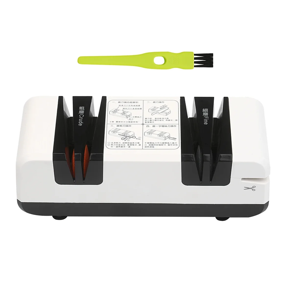 

SSR Electric Knife Sharpener Automatic Cut Sharpeners Crude and Fine Grooves Knives Scissors Kitchen Cutter Grinder EU Plug