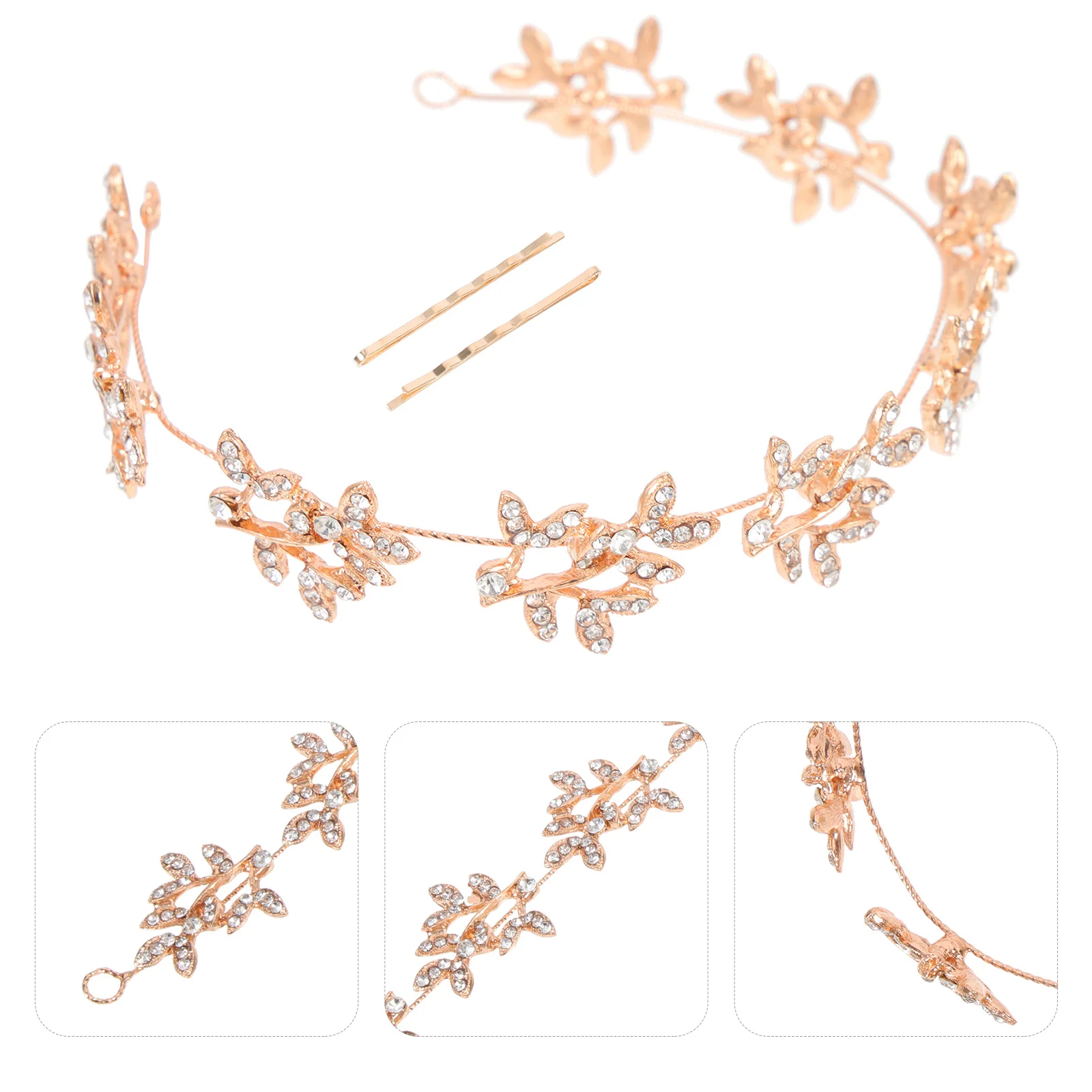 

1Set Elegant Pearl Hairband Rhinestone Headbands Women Bridal Wedding Party Decoration Accessory Woman Headband