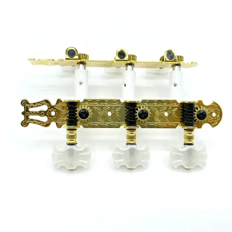 Made in Korea Golden Color One Set L3R3 Classical Guitar Machine Heads/Tuner Keys for Acoustic Guitar