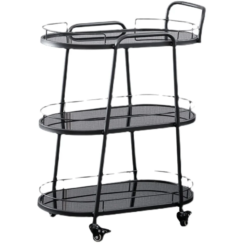 

Nordic mobile tea trolley beauty salon trolley rack
