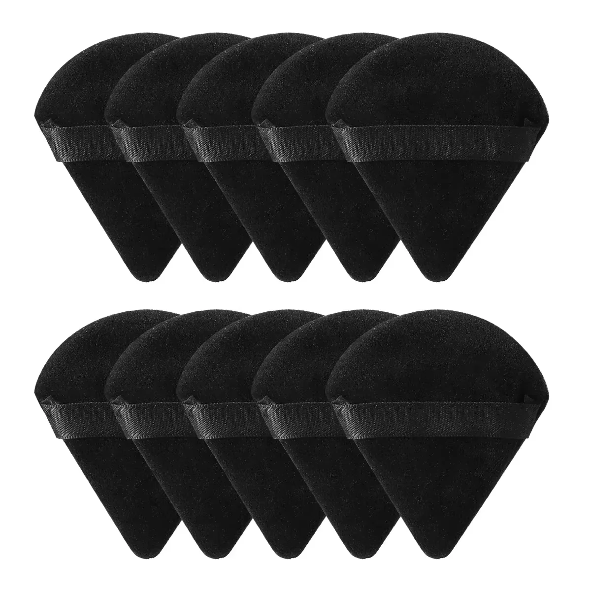 10/20 قطعة مثلث المخملية مسحوق نفخة البيتزا الدقيق البسيطة الوجه ماكياج الإسفنج مستحضرات التجميل قابل للغسل خفيفة الوزن ماكياج أداة