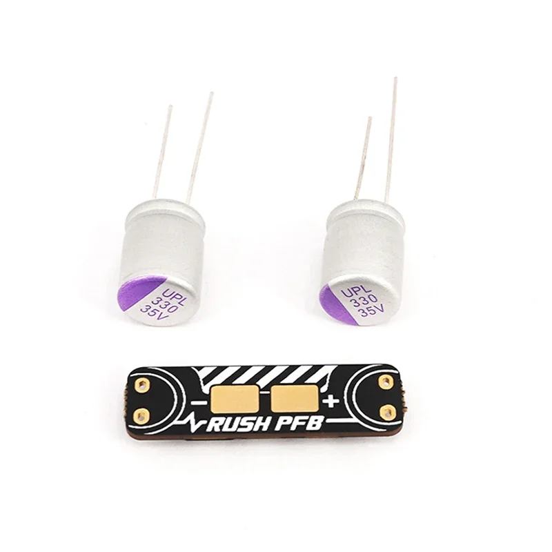 RUSHFPV RUSH PFB لوحة مرشح الطاقة مع 2 قطعة 35 فولت 330 فائق التوهج قدرة كهربائية متوافقة شفرات 4 in1 فرش ESC ل RC طائرة بدون طيار FPV