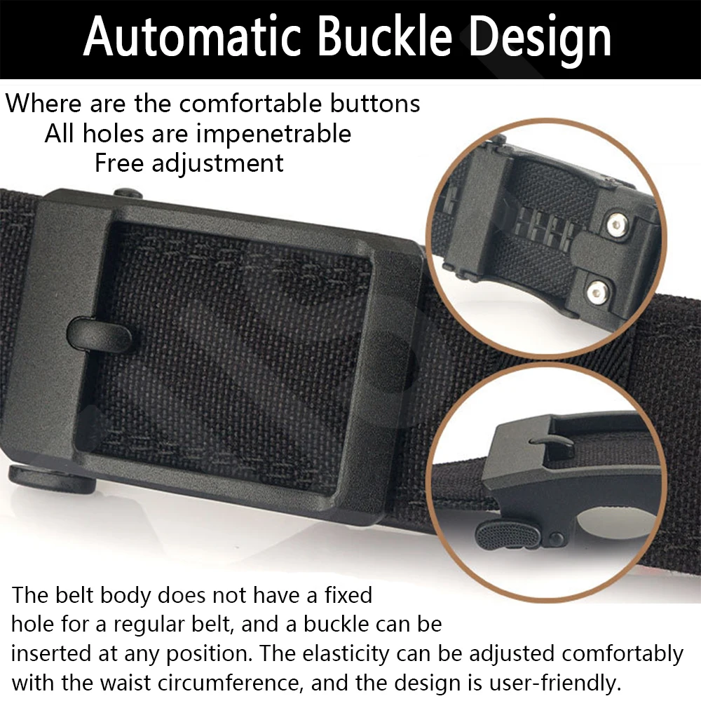 TUSHI Armee Taktische Gürtel Quick Release Military Airsoft Training Molle Gürtel Outdoor Schießen Wandern Jagd Sport Gürtel – Detail 6