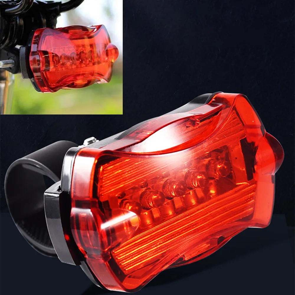 

5LED Bike Light MTB Road Bicycle Butterfly Back Rear Taillight Cycling Safety Warning Light Bicycle Lamp