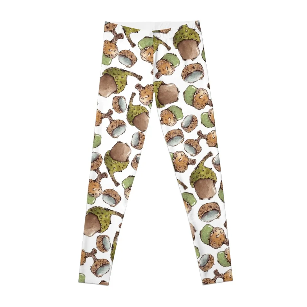 

Watercolor Acorns Leggings Legging sport jogging pants sport legging Womens Leggings