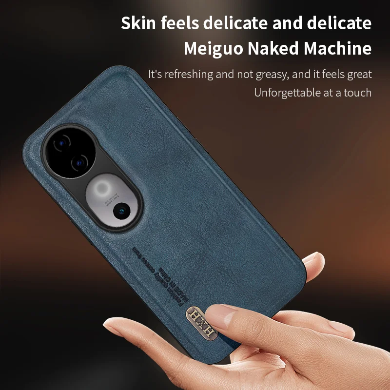 Back Leather Case for Vivo V40 Pro Skin Feel Case Camera Lens Protection Cover for Vivo V40 Mobile Phone Funda Vivo V40 V40 Pro