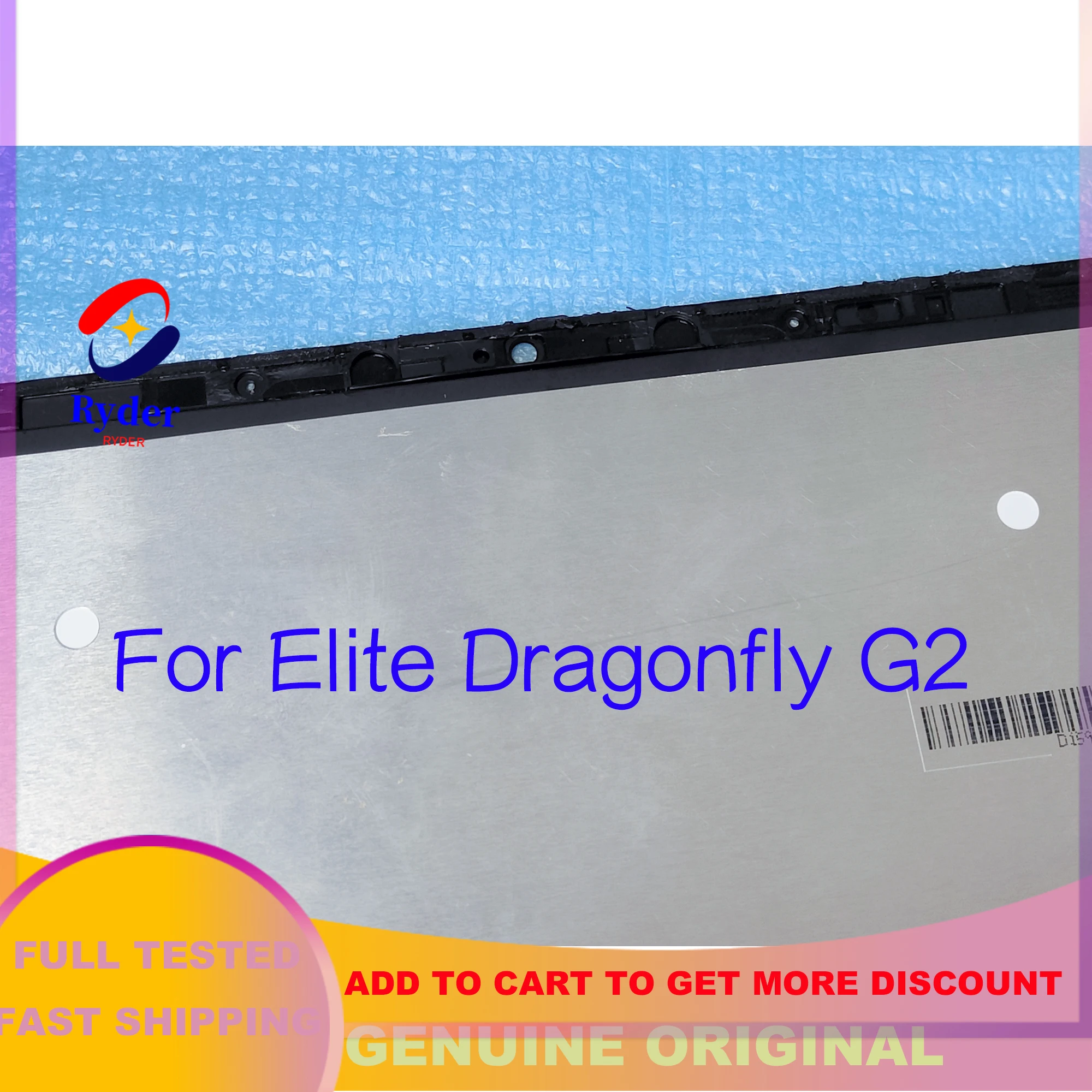 Imagem -05 - para hp Elite Dragonfly g2 Lcd Tela de Toque Substituição Assembléia Fhd Uhd 4k L74089-001 M44361001 M42271-001 13.3-polegadas