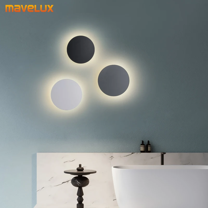 Lámpara de pared creativa y moderna para dormitorio, candelabros de fondo de TV, mesita de noche, sofá, pasillo, balcón, porche, accesorios de iluminación, decoración del hogar