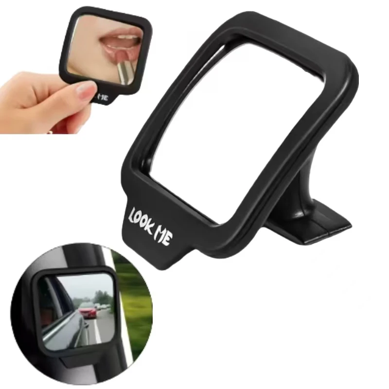 1Pc Wide-angle Car Rear Mirror Auxiliary Rearview Mirror Eliminate Blind Point Durable Safety Accessory for Passengers & Babies