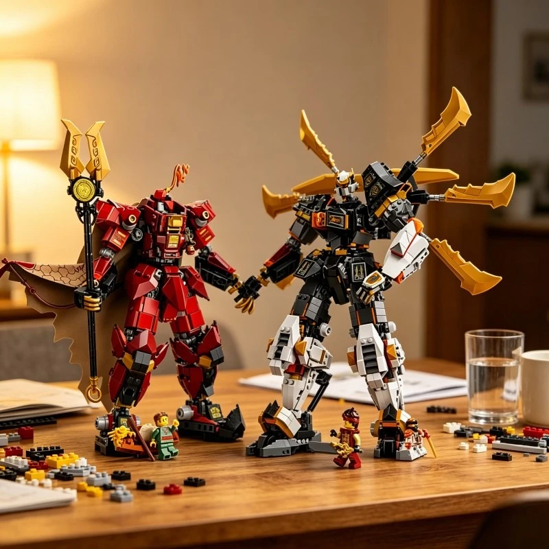 moc-タイタンメックモデルビルディングブロックレンガおもちゃギフト用