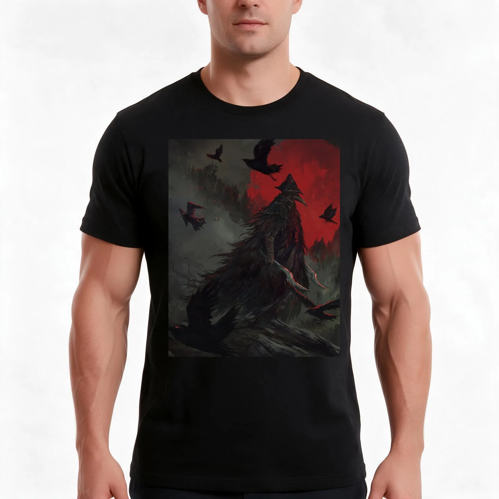 All shall fall to my blade T-Shirt Summer Casual Cotton Tee Oversized Streetwear Tops Vintage Graphic Print Unisex Men Women