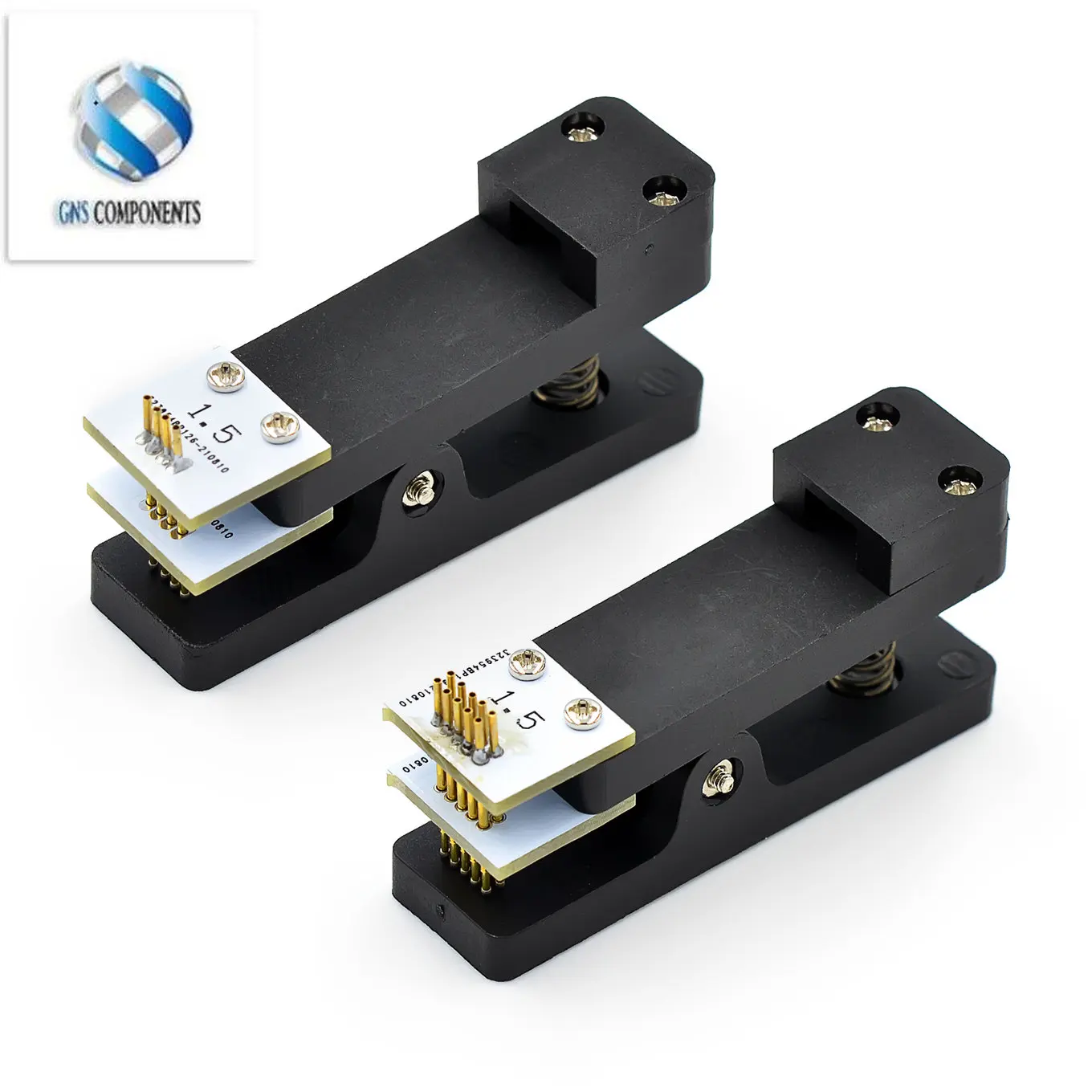 2.54mm spacing Test stand PCB clip Clamp Fixture fixture Probe pogo pin Download Program Burn 3P 4P 5P 6P 7P 8P 9P 10P