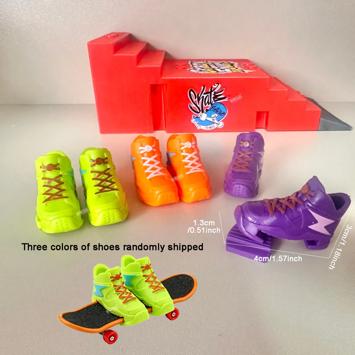 Kids Toys Scooter - フィンガースケートボードパーク ランプセット DIY フィンガーボードスケートパークキット ミニバイク フィンガースクーター
