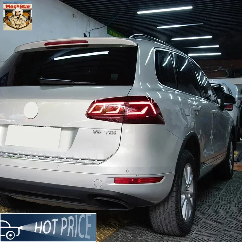 

For Auto Rear Back Lamps Assembly 2011-2018 VW Touareg Upgrade New Magotan Styling LED Streamer Turn Taillights Accessories