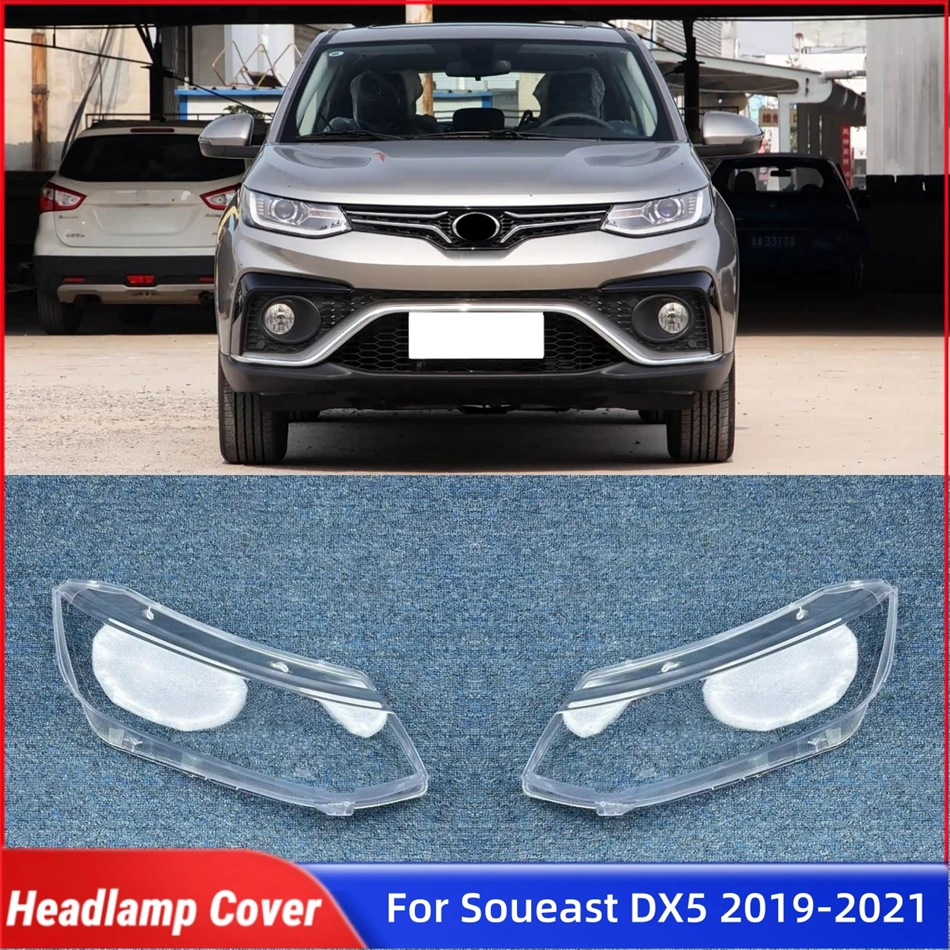 Para Soueast DX5 2019 2020 2021: Nova Capa da Lente do Farol Dianteiro Automotivo / Carcaça da Lente do Farol