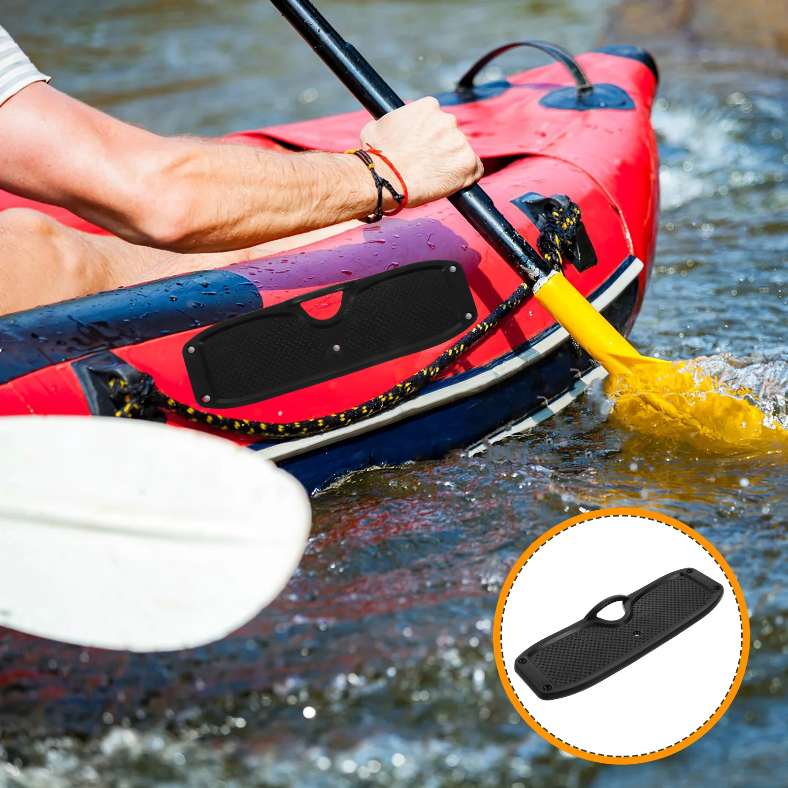 

Inflatable Boat Accessories Kayak Motor Transom Plate Heavy Duty Engine Mount Plastic Support RepairBracket Part Fitting Yacht