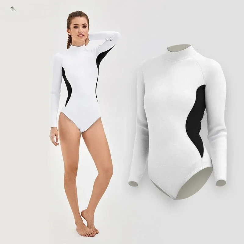 

Outdoor Superelastic Diving Suit One-piece Women's 2.5mm Warm And War-resistant Wet Clothes Are Cold-proof. Outdoor Sports Equip