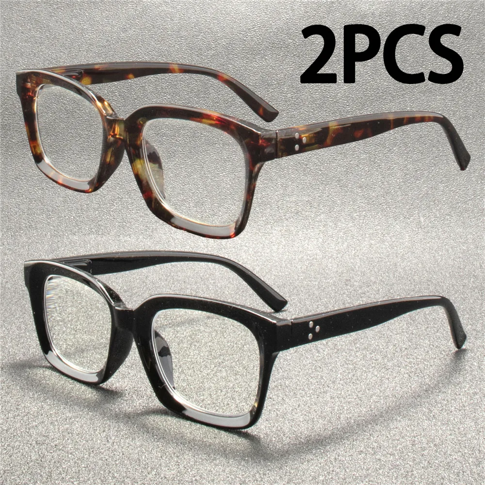 2PCS  New Spring legs Reading Glasses Summer Decoration Anti-blue Light Glasses Fashion Package Flower Glasses