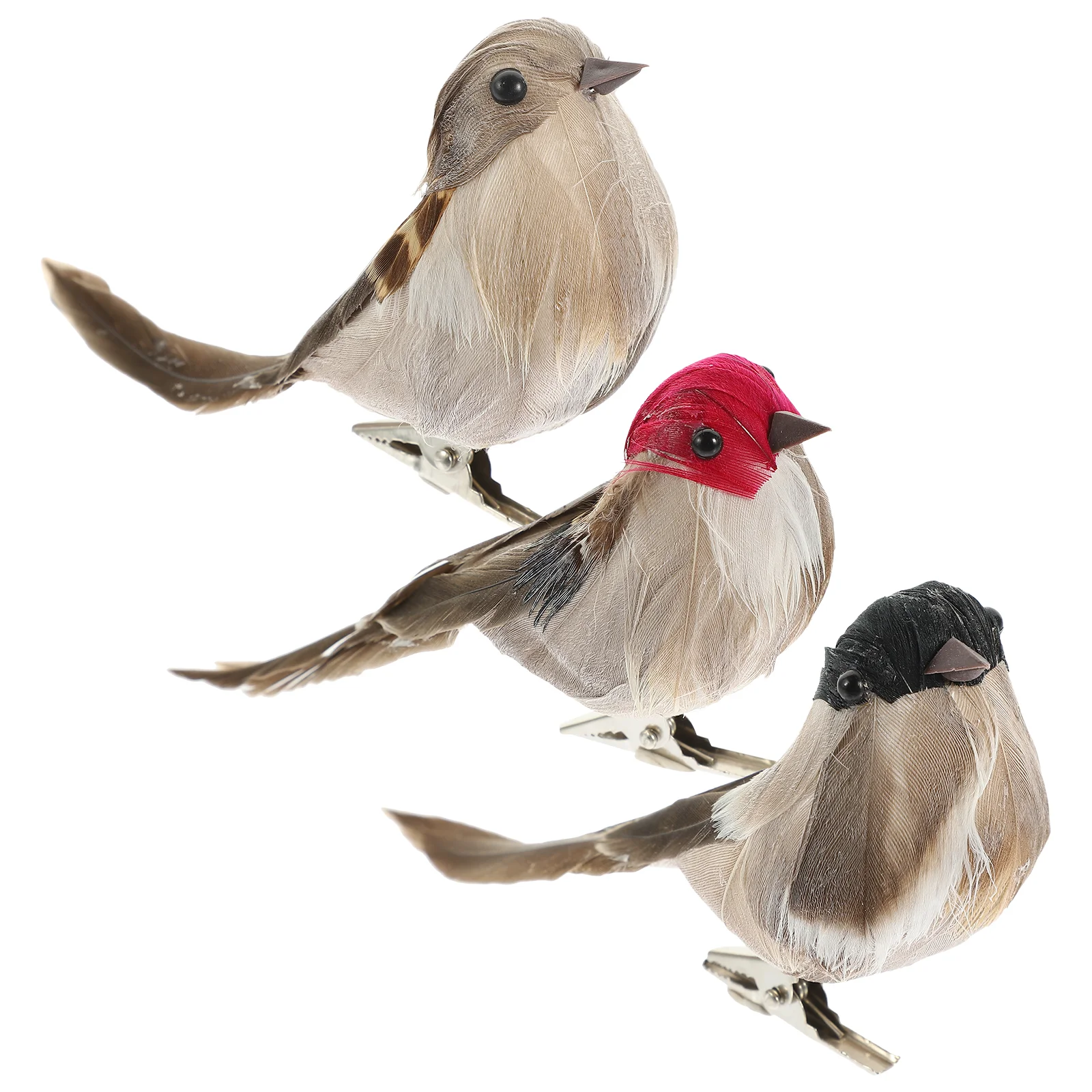 

Artificial Sparrow Birds Ornament Fake Decor Garden Greening Decoration Cloud Room