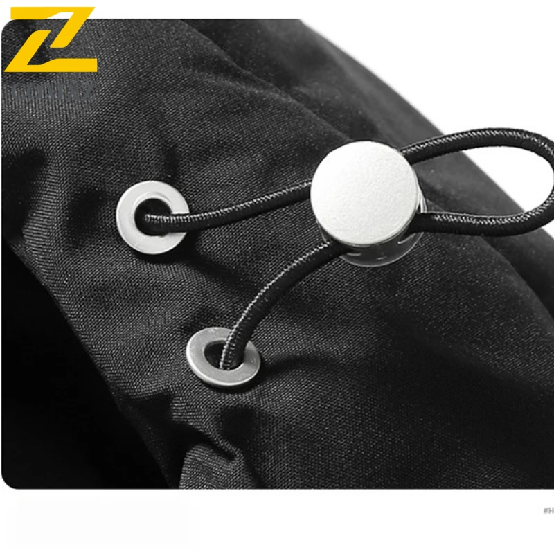 Jaket Musim Dingin 2025 Serbaguna Mantel Tahan Angin Berkemah Luar Ruangan Bertudung Fashion Pria Mantel Bantalan Hangat Tahan Dingin Ski Salju