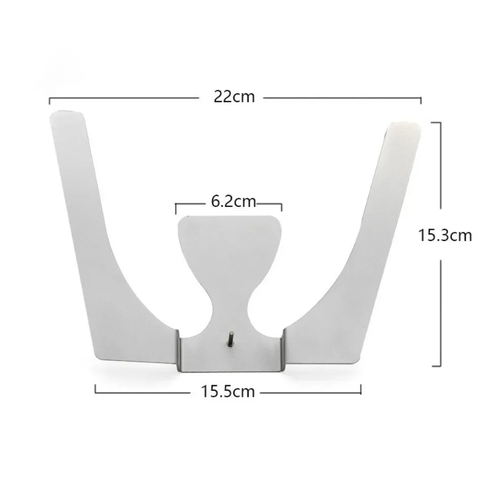 Plaque Maxillaire Occlusale Orthodontique Dentaire 3D, en Alliage d'Aluminium, 3 Dimensions