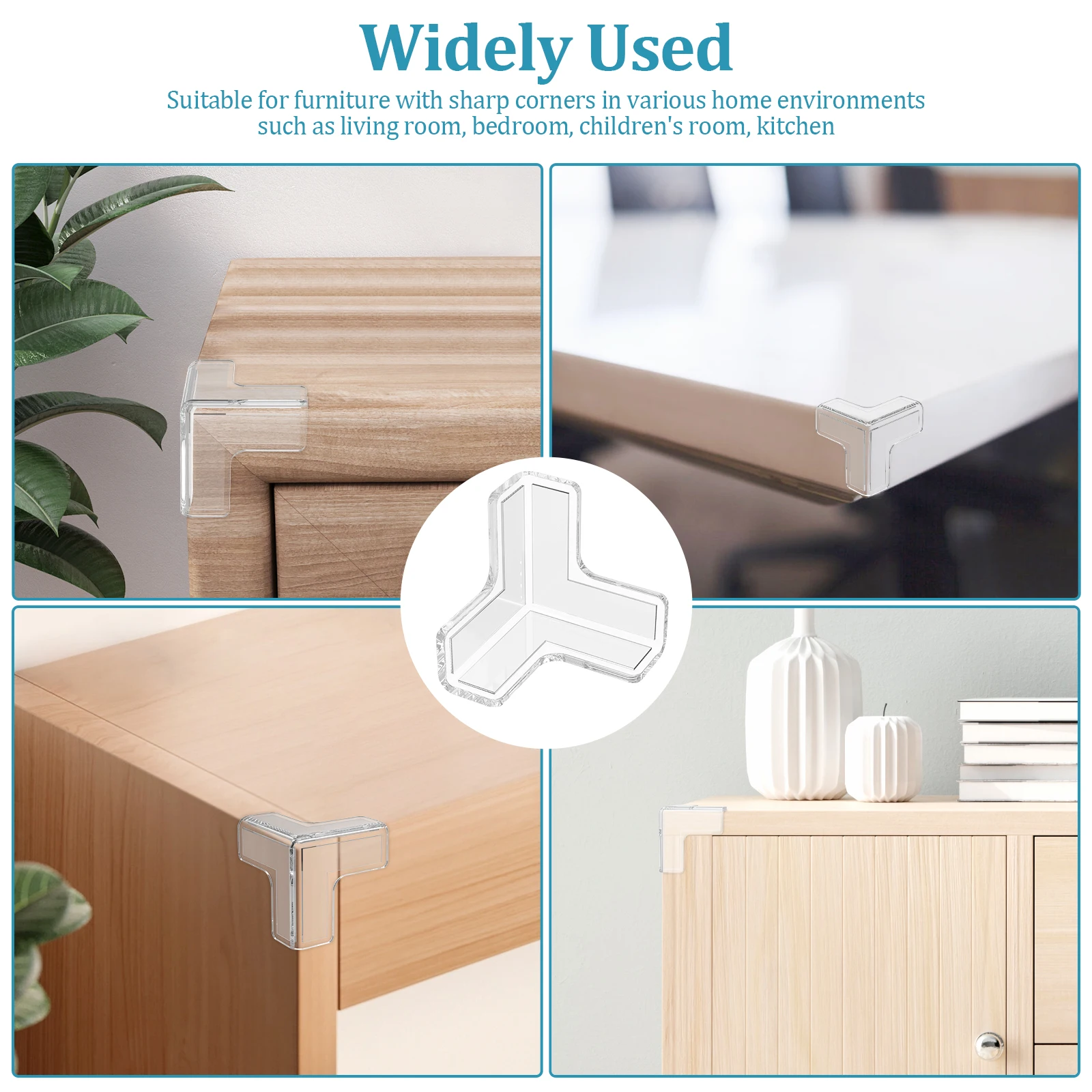24/48/100 قطعة سلامة الطفل سيليكون حامي الجدول ركن حافة غطاء للحماية مقبس كهربائي الأطفال المضادة للتصادم الحرس