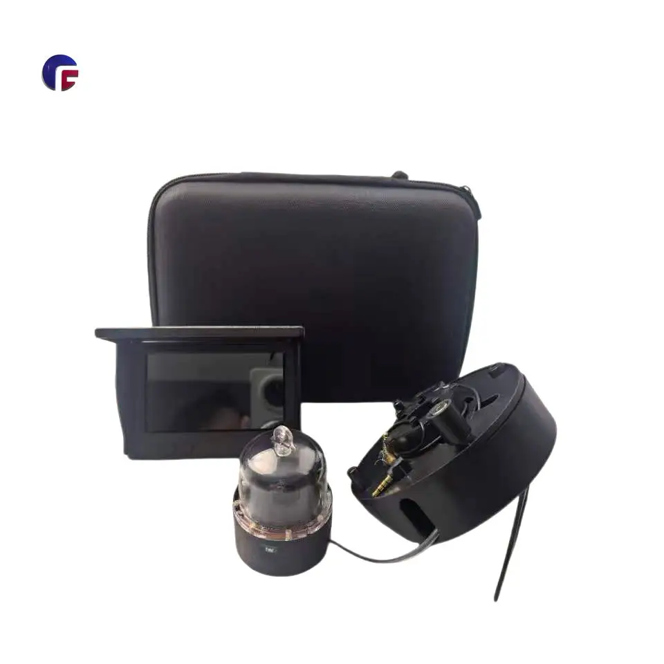 360 Degree Rotating Temperature Depth Sensing Fish Finder with Display Screen for Fishing