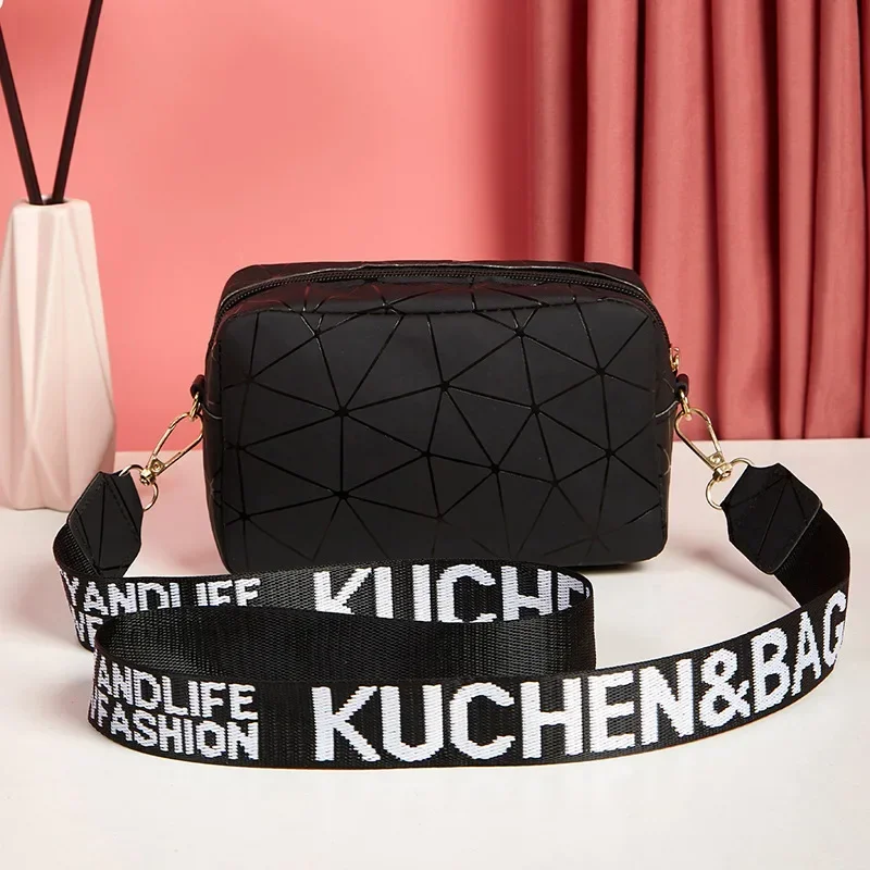 Satchel Bag Laser Shoulder Square Bag PU Leather Crossbody Bag Messenger Bag Female Small Trendy Bags For Woman 2026